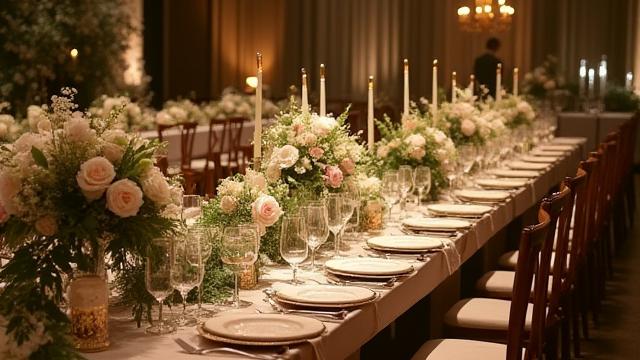 結婚式を飾る花と音楽